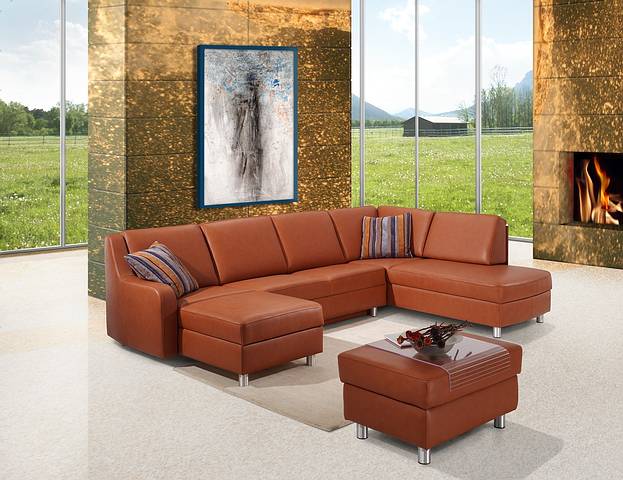 Sofa von Sedda – Modell Tribun – in braun